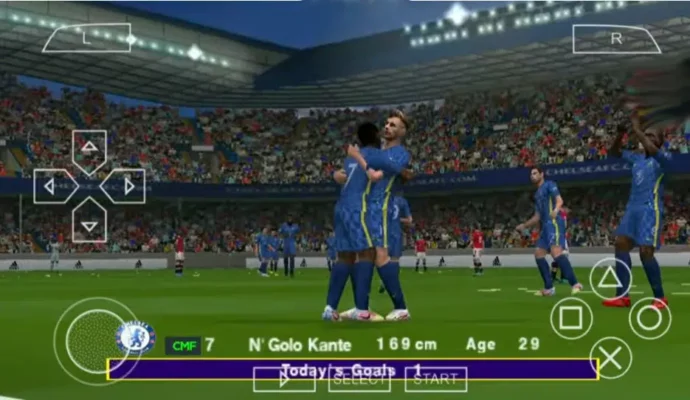 PES 22 ISO PPSSPP gameplay