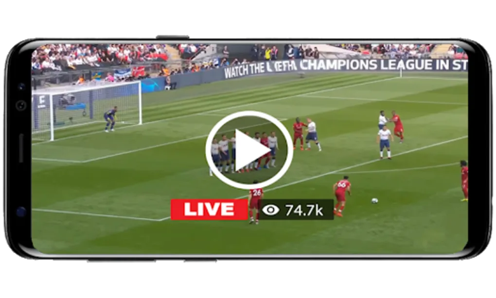 app to watch live football matches on Android