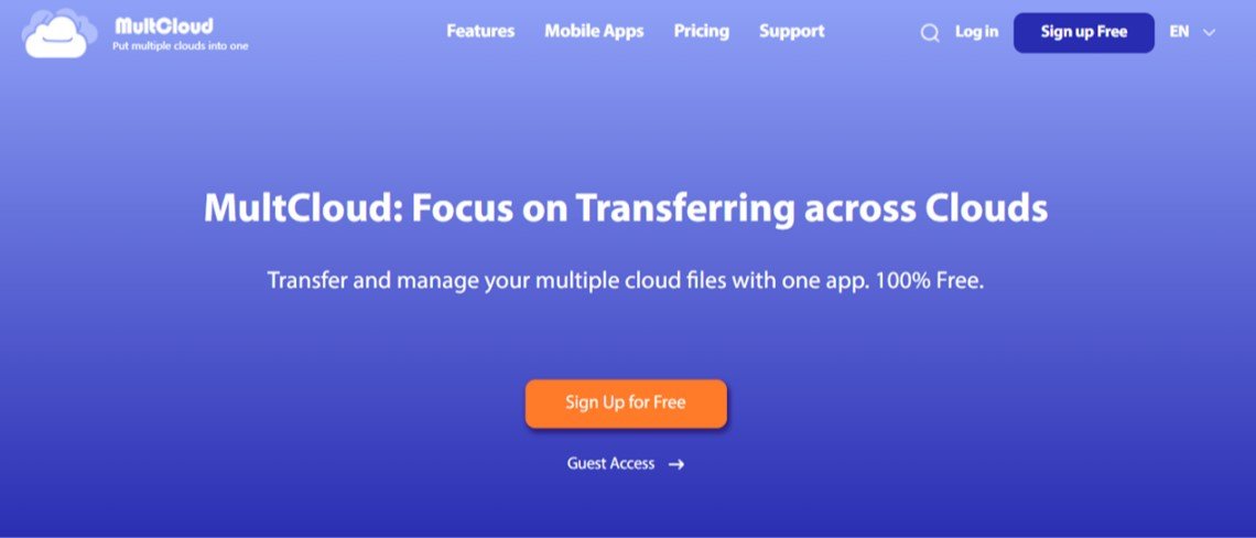 Migrate Google Drive to G Suit with MultCloud